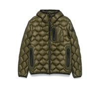 Peuterey - Quilted Green Jacket With Hood - Größe XL - grün
