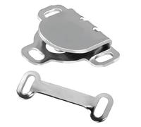 PEUTIER 20 Sets Nähhaken und Ösenverschluss, 17mm Haken- und Ösenverschlüsse Nähdruckknöpfe Verschlüsse Set für Hosen Röcke Kleider Hosen Kleidung Nähen DIY-Handwerk (Silber)