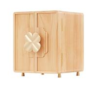 Pevfeciy Schmuckkästchen Holz für Damen, Schmuckkasten Groß mit 5 Ebenen, Schmuck Schrank, Schmuck Kasten für Ringe, Ohrringe, Halsketten, Armbänder