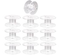 Pevlkawr 10 Transparente Kunststoff-spulen Nähmaschinen Spulen Zubehör Unterfadenspulen Für Spulen Nähmaschine Für Stickmaschine