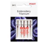 Pfaff Embroidery-Titanium-Nadel Stärke 80/ System 130/ 705H-E/ 5 Nadeln