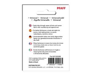 Pfaff Nähmaschinennadeln Universal Stärke 80/12 (10 Stück)