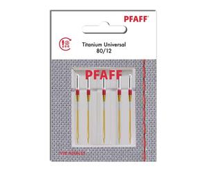 Pfaff Nähmaschinennadeln Universal Titanium Stärke 80/12 (5 Stück)