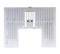 PFAFF Rundlochstichplatte mit Inch-Markierungen J