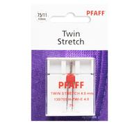 Pfaff Zwillingsnadel Stretch Stärke 75/ 4 mm/ System 130/ 705H-ZWI-E/ 1 Nadel