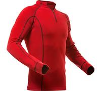 Pfanner® Langarm Funktionsshirt aus Merinowolle, Farbe:rot, Größe:M
