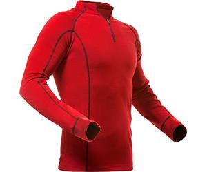 Pfanner® Langarm Funktionsshirt aus Merinowolle, Farbe:rot, Größe:M