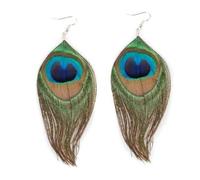 Pfau Kostüm,Ohrringe Pfau,Pfauenohrringe Lange Dangle Stöge Ohrringe Schmuckgeschenke Für Frauen 1 Paar Pfau Schmuck Ohrringe Pfauenfeder,Pfauen Ohrringe,Feder Ohrringe Damen