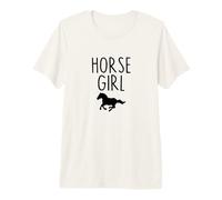 Pferd Mädchen Frauen I Love My Horses Riding Rider Equestrian Premium T-Shirt