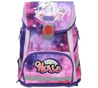 PFERDE HORSES SCHULRANZEN SET MÄDCHEN 1 KLASSE | SET 5 TEILIG LED FÜR GRUNDSCHULE | SUPER LEICHT | ERGONOMISCH und ANATOMISCH | FEDERMÄPPCHEN SPORTBEUTEL SCHLAMPER GELDBÖRSE