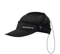 Pferdeschwanz Kappe UV-Schutz Sommer Unisex - Schwarz