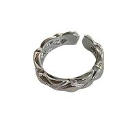 Pffiocix Elegantes Stapelring Set aus Gold und Silber für Damen, 14 Karat vergoldet mit Zirkonia, tragbar für den täglichen Gebrauch, Stapelringe aus Zirkonia