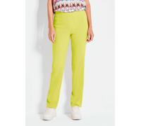 Schlupfhose GOLDNER "Kurzgröße Schlupfhose CARLA in Super-Stretch", Damen, Gr. 20, K-Gr, grün (hellgrün), Obermaterial: 72% Viskose CV. 25% Polyamid PA. 3% Elasthan EL., Hosen Schlupfhose (53086323-20