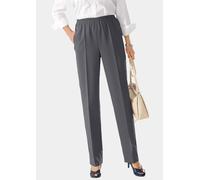 Pflegeleichte Reiseschlupfhose CARLA grau 46 lang