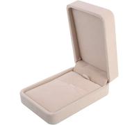 PFLYPF 2 Stück Damenschmuckschatulle, mit 2 Stück Silbertuch, Anhängerschatulle, Flanell-Schmuckschatulle, tragbare Schmuckschatulle, Aufbewahrungsbox, Schaubox, geeignet für Damen und Mädchen