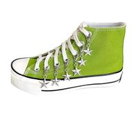 PFMSAAF schuhkette 1Pcs Metall Schuh Dekorationen Charme Quaste Herz Anhänger Boot Kette Frauen Sneaker Star Liebe Schuhe