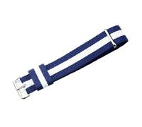 Pgqjfks 10/12/13/14/15/16/17/18/19/20/22mm Universal-Uhrenarmband aus Nylon-Canvas für Damen und Herren, silberne Schnalle, Farbe 9, 14mm