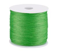 PH PandaHall 0.5mm Gewachste Kordel 115 Yards Grün Gewachste Perlenschnur Gewachste Polyesterfäden Wachsschnur Schnur Für Die Herstellung von DIY Armbändern Halsketten Und Schmuck