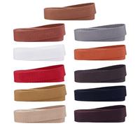 PH PandaHall 11 Farben Baumwolle Gurtband 25mm Breit Schrägband Canvas Baumwollband Baumwolle Riemen Gurtband Riemen Tasche Griffe Gurtband Twill Ribbon Für Das Stricken Nähen DIY Handwerk 22m