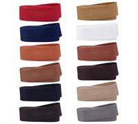 PH PandaHall 12 Farben Baumwolle Gurtband zum Nähen 38mm breite Schrägband Gurtbänder Baumwoll-Gurtband Canvas Baumwollband Nähen Twill Ribbon für Heimwerker Handwerk Nähen Stricken 24 m