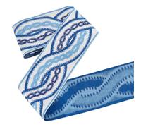 PH PandaHall 4.57m Boho Jacquardband 8.6cm Breite Stickerei Jacquard Borte Nähband Gewebte Stoffborte Fransen Für DIY Nähprojekte Handgefertigte Taschen Kleidung Verzierungen Vorhänge Dekoration