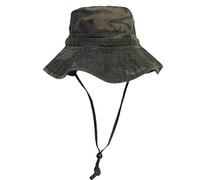 Phaiy Eimerhut breite Krempe UV-Schutz Sonnenhut Boonie Hüte Angeln Wandern Safari Outdoor Hüte für Damen und Herren, Woodlang / Camouflage, Einheitsgröße