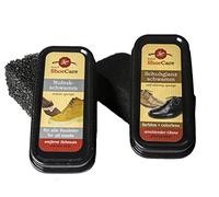 Pharmamedico ReAm | 2er Set Schuh Schwamm für Glattleder & Rauleder | Perfekt zum Entfernen von Schmutz auf Wildleder | Perfekter Glanz von Glatt - Lederschuhen aller Farben