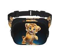 Phayah Gürteltasche für Handy, Tiger, Bauchtasche für Herren, Damen, Workout, Reisen, Freizeit, Laufen, Wandern, Radfahren, Bauchtasche