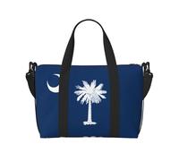 Phayah Umhängetasche mit South Carolina Flagge, Reisetasche, Übernachtungsgröße, ideal für Schule oder Übernachtung