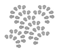 PHENOFICE 100 Stück Vintage Fünf Elemente Anhänger Metall Hängeschmuck für Schmuckherstellung Gemischte Charms Anhänger Chinesisches Glückssymbol Retro Design für Halsketten und Armbänder