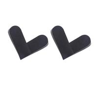 PHENOFICE 2 Paar 2cm EVA Erhöhungs Einlegesohlen Unisex Schwarz Unsichtbare Fersenerhöhung Rutschfest Stoßdämpfende Schuheinlagen für Schuhe Turnschuhe und Stiefel
