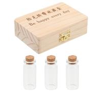 PHENOFICE Erinnerungsbox für Nabelschnurhaare und Milchzähne aus Holz mit Dekorativer Wandaufhängung Praktische für Säuglinge und Kinderzimmer