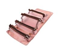 PHENOFICE Rollbare 4 in 1 Kulturbeutel Kosmetiktasche aus Nylon mit Separaten Abnehmbaren Fächern Großer Make Up Organizer für Reisen und Praktische Aufbewahrung