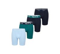 Phil & Co. Berlin Herren Retro Longboxer 3er 6er 9er Pack Lange Boxershorts Retroshorts Jersey langes Bein Unterhose Unterwäsche Baumwolle Mehrpack Set Männer