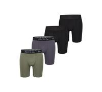 Phil & Co. Berlin Herren Retro Longboxer 3er 6er 9er Pack Lange Boxershorts Retroshorts Jersey langes Bein Unterhose Unterwäsche Baumwolle Mehrpack Set Männer