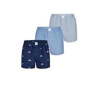 Phil & Co. Berlin MG-1 Herren Boxershorts 3er Pack Mehrpack 100% Baumwolle Unterwäsche Unterhose für Männer