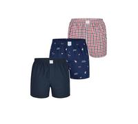 Phil & Co. Berlin MG-1 Herren Boxershorts 3er Pack Mehrpack 100% Baumwolle Unterwäsche Unterhose für Männer