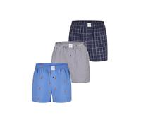Phil & Co. Berlin MG-1 Herren Boxershorts 3er Pack Mehrpack 100% Baumwolle Unterwäsche Unterhose für Männer