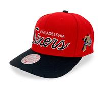 Philadelphia 76ers NBA Mitchell & Ness Team Script 2.0 Pro Snapback HWC