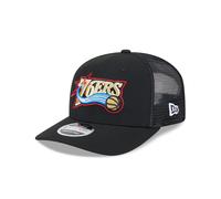 Philadelphia 76ers New Era 9SEVENTY Hardwood Classic Trucker Mesh NBA Cap Schwarz - ONE SIZE