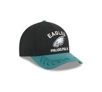 Philadelphia Eagles 2025 NFL Draft 9FORTY M-Crown A-Frame Snapback Cap Schwarz - ONE SIZE