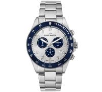 Philip Watch Herrenuhr aus Stahl, Chronograph, Analog, 42 mm, Caribe Sport-Kollektion, Geschenkidee - R8273607029