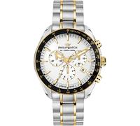 Philip Watch Chronograph Edelstahl gelbgold, silber, weiß Herren