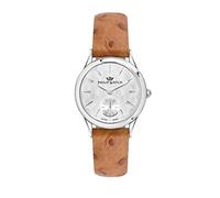 Philip Watch Damen Analog Quarz Uhr mit Leder Armband R8251596504