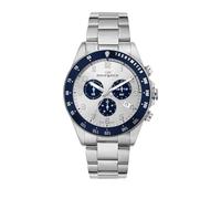 Philip Watch Herren-Armbanduhr aus Stahl, Chronograph, Analog, 42 mm, Kollektion Caribe Sport - R8273607029
