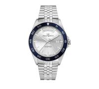 Philip Watch Herrenuhr aus Stahl, Automatik, Analog, 42 mm, Caribe Sport-Kollektion - R8223597113