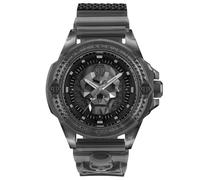 Philipp Plein Armbanduhr für Herren, Analog, Quarz, The Skull Synthetic, 44mm, PWWAA0523