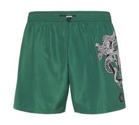 Philipp Plein - Badehose Dragon - Größe L - grün