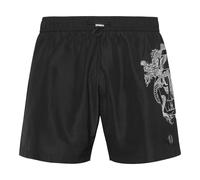 Philipp Plein - Badehose Dragon - Größe XL - schwarz
