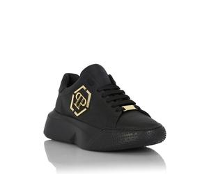 Philipp Plein Crocco Godzilla Runner Sneaker - Schwarz/Gold EU45